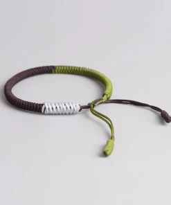 AMIU Handmade Store Two Toned Tibetan Rope Bracelets Jewelry