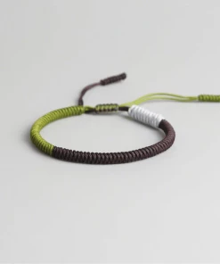 AMIU Handmade Store Two Toned Tibetan Rope Bracelets Jewelry