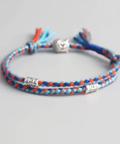 AMIU Handmade Store Multicolor Tibetan Buddhist Rope Bracelets