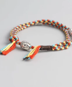AMIU Handmade Store Multicolor Tibetan Buddhist Rope Bracelets
