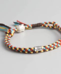 AMIU Handmade Store Multicolor Tibetan Buddhist Rope Bracelets