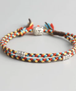 AMIU Handmade Store Multicolor Tibetan Buddhist Rope Bracelets