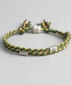 AMIU Handmade Store Multicolor Tibetan Buddhist Rope Bracelets