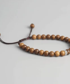 AMIU Handmade Store Brown Tibetan Buddhist Hand Braided Bracelet