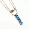 Lexi Butler Designs Tiny Super Sparkly Vertical Crystal Bar Necklace