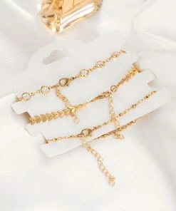 One Tribe Apparel Tribal Sequins & Stones Adjustable Anklet Jewelry