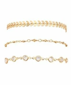 One Tribe Apparel Tribal Sequins & Stones Adjustable Anklet Jewelry