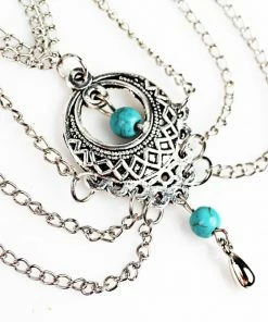 One Tribe Apparel Jewelry Turquoise Beads Bohemian Gypsy Anklet