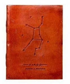 Soothi Virgo Zodiac Handmade Leather Journal