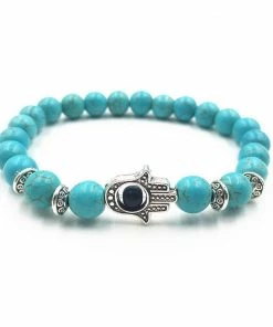 One Tribe Apparel Jewelry Volcanic Rocks Yoga Hamsa Hand Bracelet In 5 Colors 11 One Tribe Apparel Jewelry Volcanic Rocks Yoga Hamsa Hand Bracelet In 5 Colors