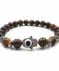 One Tribe Apparel Jewelry Volcanic Rocks Yoga Hamsa Hand Bracelet In 5 Colors 10 One Tribe Apparel Jewelry Volcanic Rocks Yoga Hamsa Hand Bracelet In 5 Colors