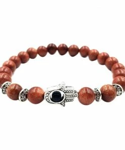 One Tribe Apparel Jewelry Volcanic Rocks Yoga Hamsa Hand Bracelet In 5 Colors 9 One Tribe Apparel Jewelry Volcanic Rocks Yoga Hamsa Hand Bracelet In 5 Colors