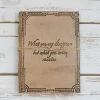 Soothi Journals "What You Write" Quote Embossed Tan Leather Journal 1 Soothi Journals "What You Write" Quote Embossed Tan Leather Journal