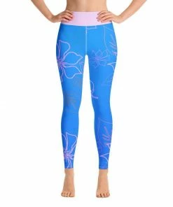 Find Your Coast Supply Co. Pants Women's Active Comfort Sport Aloha Full Length Leggings