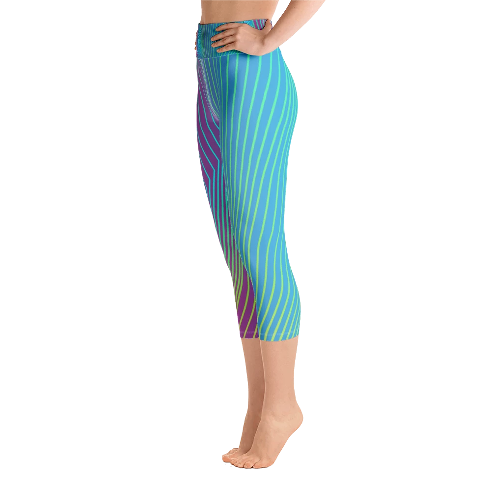 Find Your Coast Supply Co. Pants Women's Active Comfort Sport Navagio Capri Leggings 3 Find Your Coast Supply Co. Pants Women's Active Comfort Sport Navagio Capri Leggings