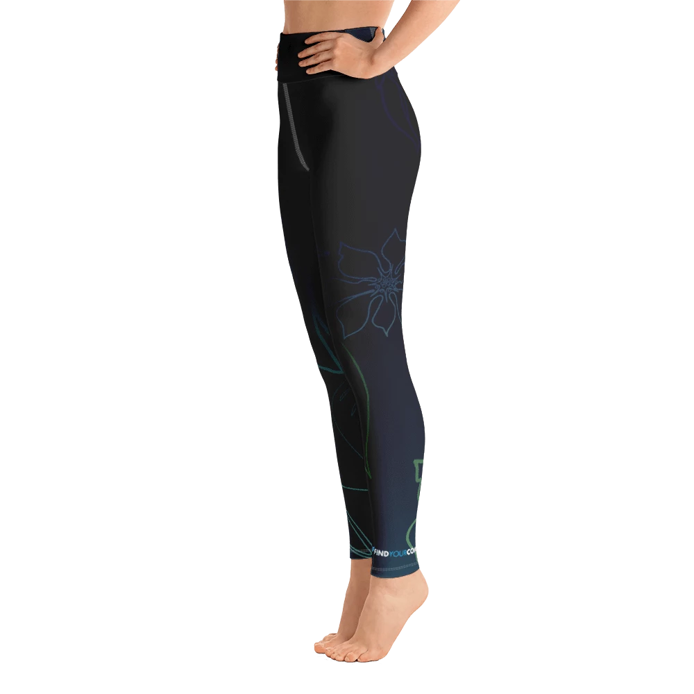 Find Your Coast Supply Co. Women's Active Comfort Sport Wild Side Leggings 3 Find Your Coast Supply Co. Women's Active Comfort Sport Wild Side Leggings