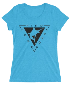 Find Your Coast Supply Co. Women's Blue Coast Fishing Triblend Short Sleeve Boho Tops 5 Find Your Coast Supply Co. Women's Blue Coast Fishing Triblend Short Sleeve Boho Tops