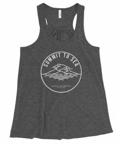 Coastal Wilderness Women's Flowy Racerback Tank Boho Tops