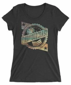 Find Your Coast Supply Co. Women's FYC Badge Triblend Short Sleeve Tee