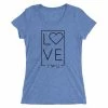 Find Your Coast Supply Co. Boho Tops Women's LOVE Triblend Tee