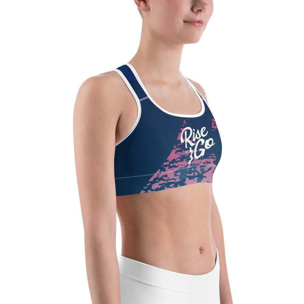 Find Your Coast Supply Co. Boho Tops Women's Moisture Wicking Madeleine Rise & Go Sports Bra (white & Black Piping) 6 Find Your Coast Supply Co. Boho Tops Women's Moisture Wicking Madeleine Rise & Go Sports Bra (white & Black Piping)