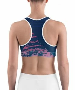 Find Your Coast Supply Co. Boho Tops Women's Moisture Wicking Madeleine Rise & Go Sports Bra (white & Black Piping) 14 Find Your Coast Supply Co. Boho Tops Women's Moisture Wicking Madeleine Rise & Go Sports Bra (white & Black Piping)