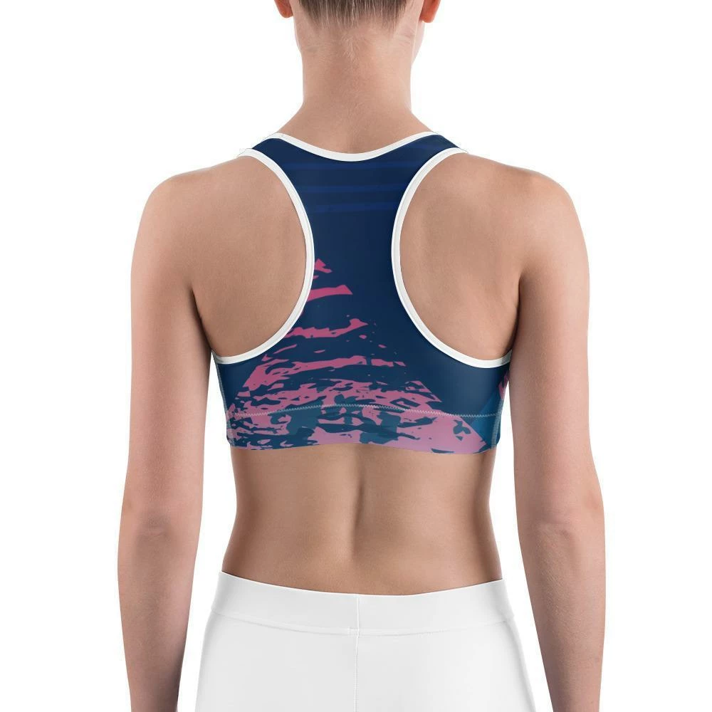 Find Your Coast Supply Co. Boho Tops Women's Moisture Wicking Madeleine Rise & Go Sports Bra (white & Black Piping) 7 Find Your Coast Supply Co. Boho Tops Women's Moisture Wicking Madeleine Rise & Go Sports Bra (white & Black Piping)