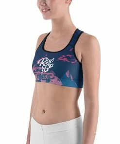 Find Your Coast Supply Co. Boho Tops Women's Moisture Wicking Madeleine Rise & Go Sports Bra (white & Black Piping) 15 Find Your Coast Supply Co. Boho Tops Women's Moisture Wicking Madeleine Rise & Go Sports Bra (white & Black Piping)
