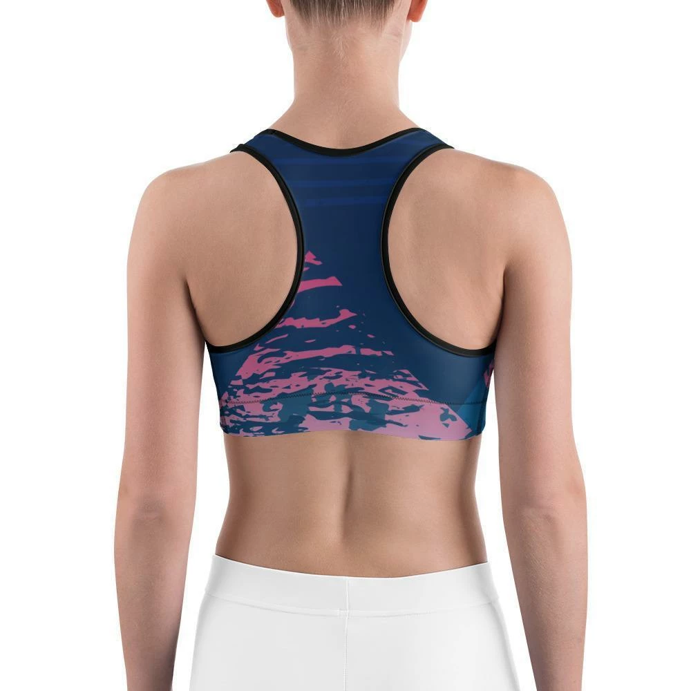 Find Your Coast Supply Co. Boho Tops Women's Moisture Wicking Madeleine Rise & Go Sports Bra (white & Black Piping) 10 Find Your Coast Supply Co. Boho Tops Women's Moisture Wicking Madeleine Rise & Go Sports Bra (white & Black Piping)