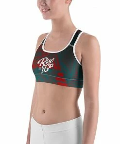 Find Your Coast Supply Co. Boho Tops Women's Moisture Wicking Nadine Rise & Go Sports Bra (white & Black Piping) 12 Find Your Coast Supply Co. Boho Tops Women's Moisture Wicking Nadine Rise & Go Sports Bra (white & Black Piping)