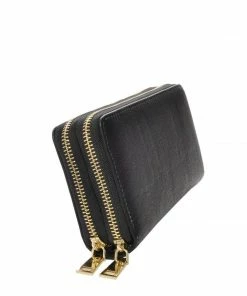 Mechaly Women's Nancy Black Vegan Leather Wallet