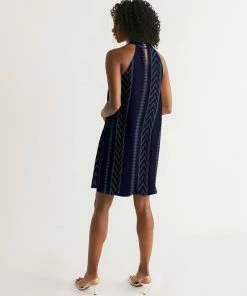 Find Your Coast Supply Co. Women's One-Way Halter Dress Boho Dresses