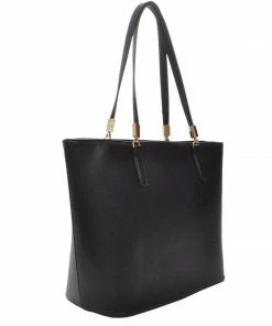 Mechaly Women's Sydney Black Vegan Leather Tote Handbag Boho Bags
