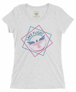 Find Your Coast Supply Co. Boho Tops Women's Take Flight Triblend