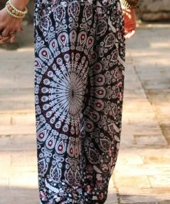 Napat Yin Black Chakra Mandala Pants