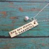 Gracefully Made Jewelry You Are Strong And Beautiful Inspirational Necklace 1 Gracefully Made Jewelry You Are Strong And Beautiful Inspirational Necklace